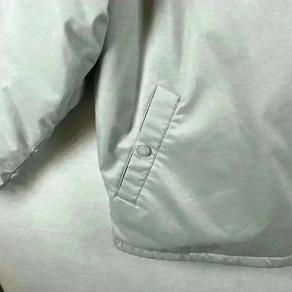 J Crew Sport Hooded Jacket Men's Sz Small Gray 1/4 Zip Pullover Fleece Lined - Picture 6 of 12